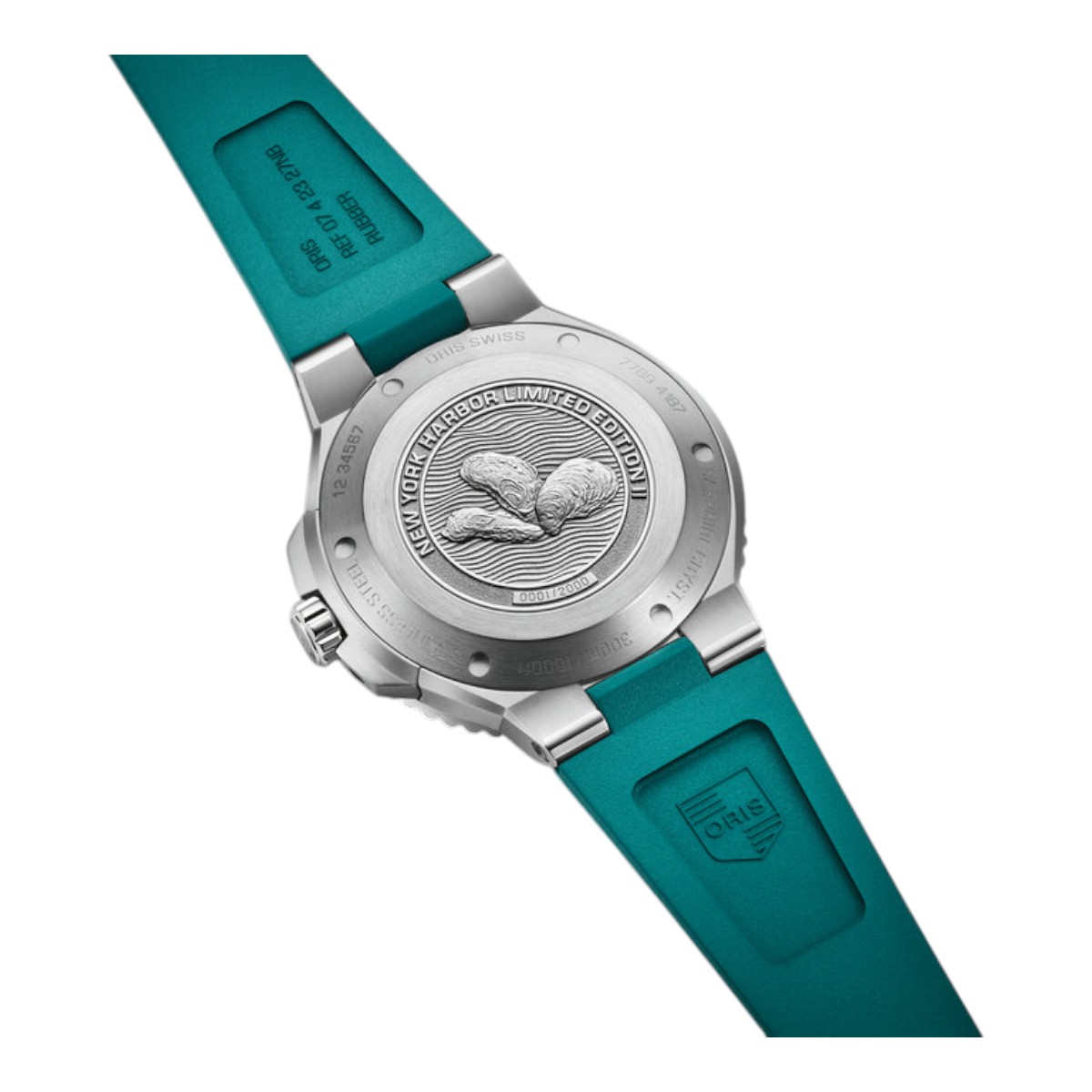 Oris New York Harbor Limited Edition ll 43.5mm Men's Watch, Aqua Green Dial