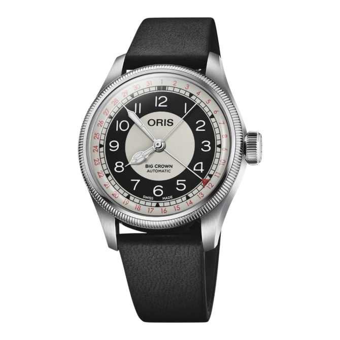 Oris Big Crown Pointer Date Bullseye 38mm Watch, Multicolored Dial