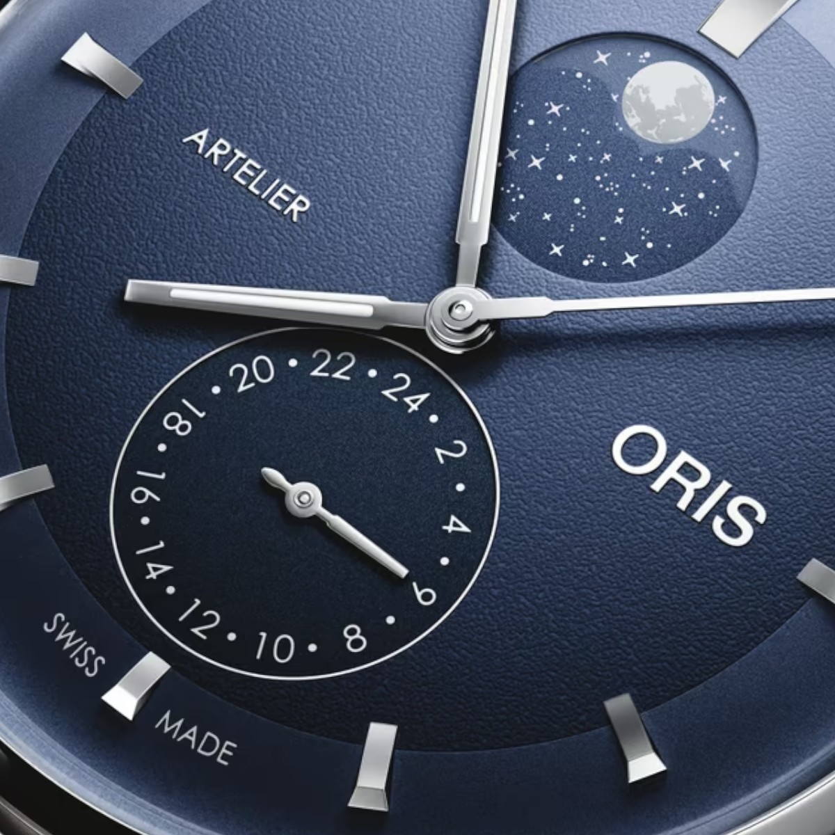 Oris Artelier Complication 39.50mm Men's Watch, Midnight Blue Dial