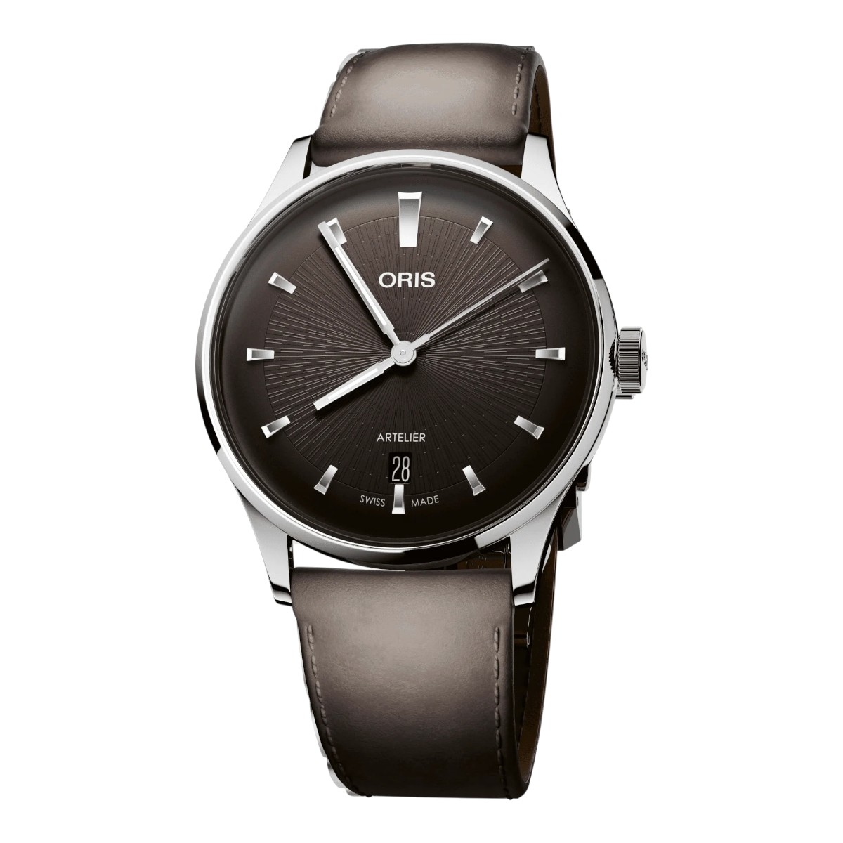 Oris Artelier Date 38mm Men's Watch, Black Dial