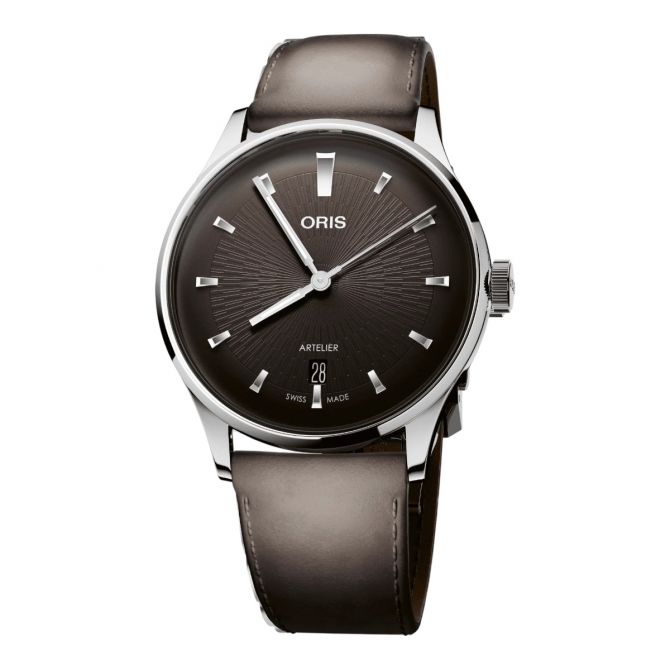 Oris Artelier Date 38mm Men's Watch, Black Dial