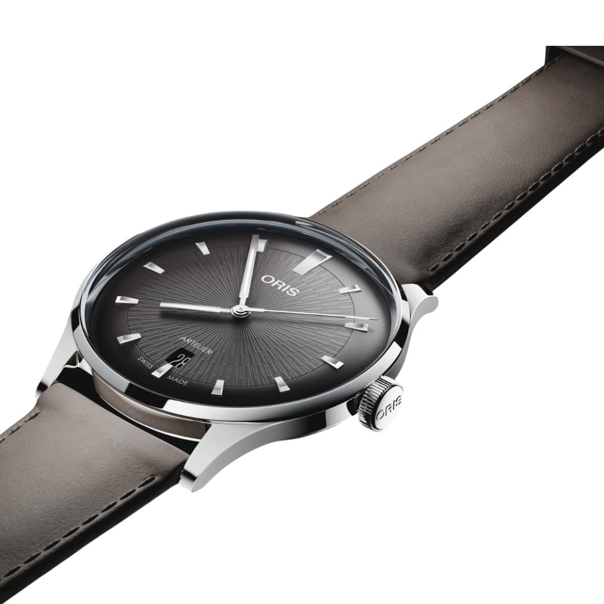 Oris Artelier Date 38mm Men's Watch, Black Dial