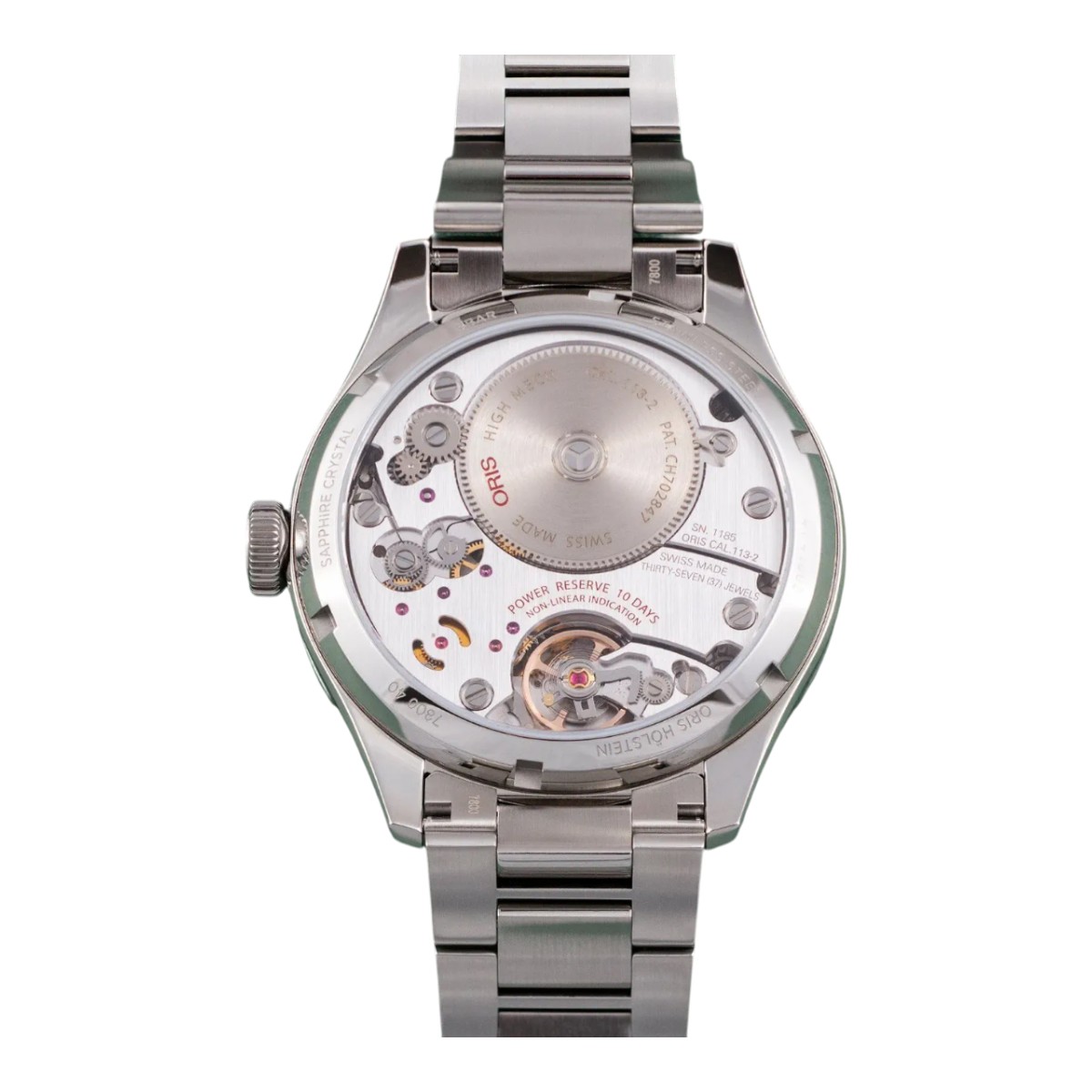 Oris Big Crown Caliber 113 43mm Men's Watch, Green and Pink Dial