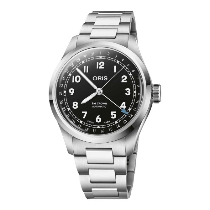 Oris Big Crown Pointer Date 40mm Men's Watch, Black Dial