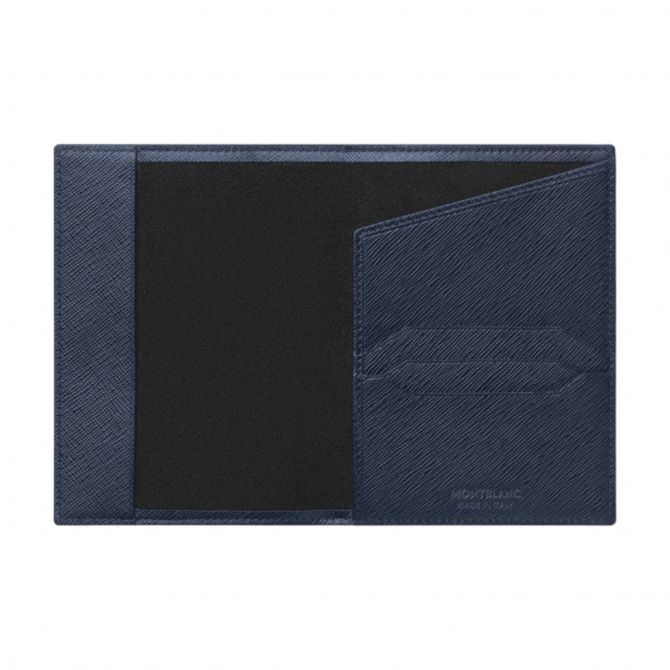 Montblanc Sartorial Passport Holder, Ink Blue | 131733 | Borsheims