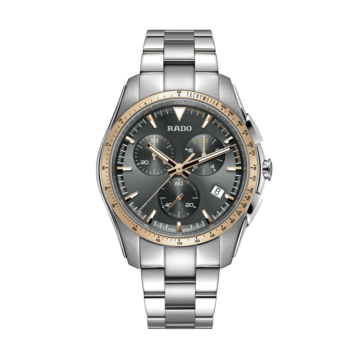 Rado Watches HyperChrome Chronograph 45mm Men's Watch, Grey Dial
