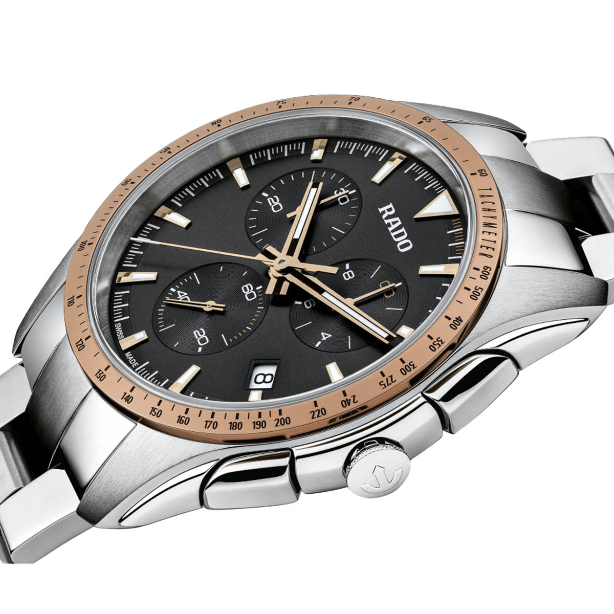 Rado Watches HyperChrome Chronograph 45mm Men's Watch, Grey Dial