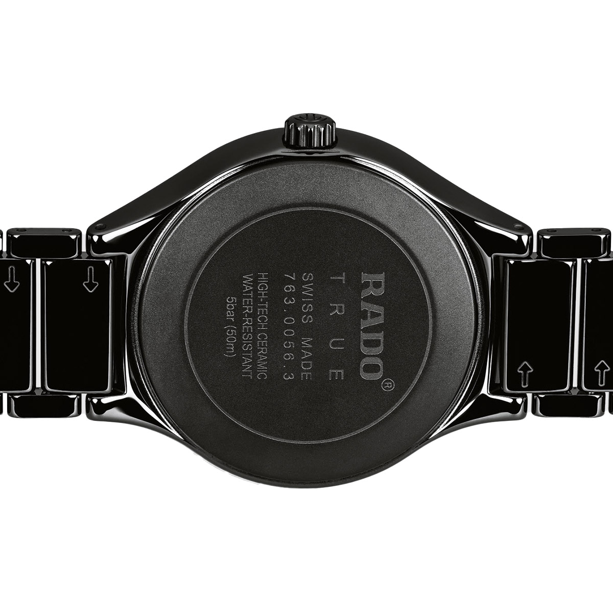 Rado Watches True Automatic Diamonds 40mm Watch, Black and Gold Tone Dial