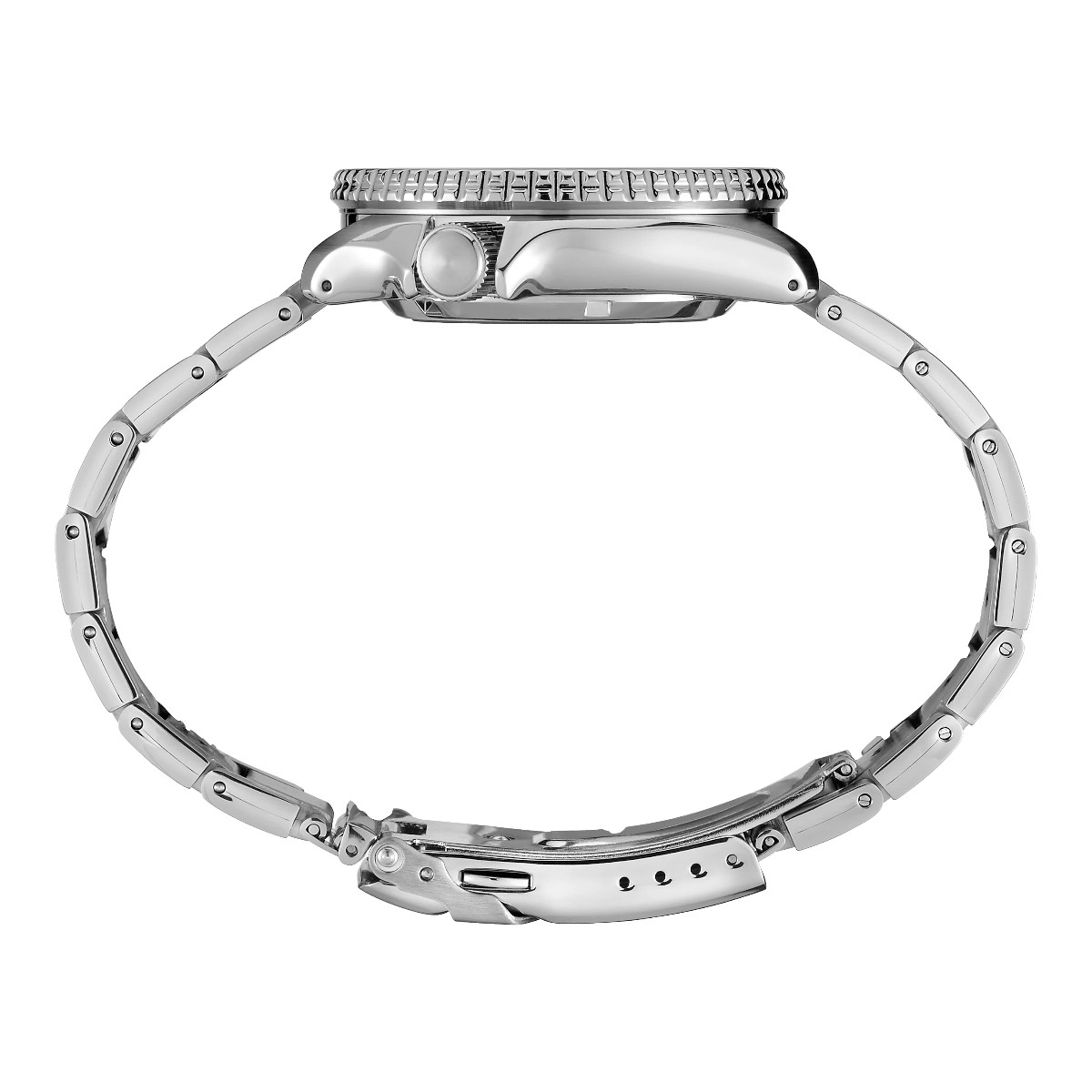 Seiko 5 Sport 42.5mm Stainless Steel Watch, Green and Rose Gold Dial