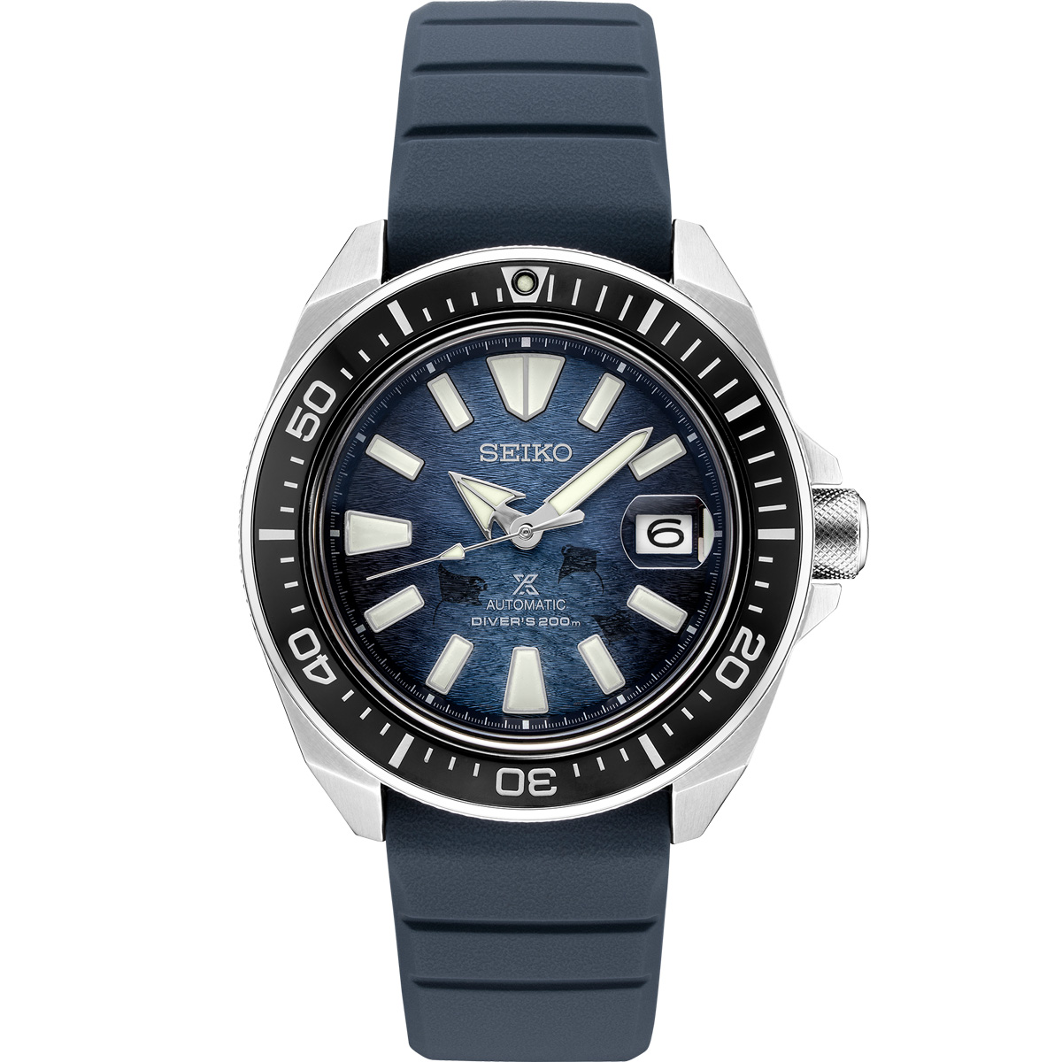 Seiko Prospex Special Edition 44mm Deep Blue Silicone Watch, Gradient Blue  Pattern Dial | SRPF79 | Borsheims