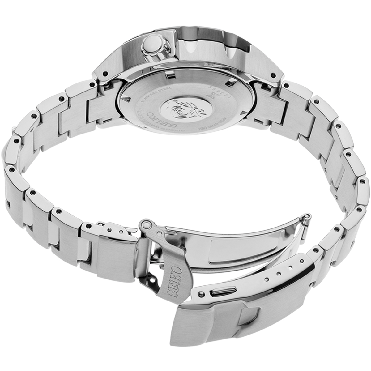 Seiko Prospex 42mm Watch, Black and Blue Dial