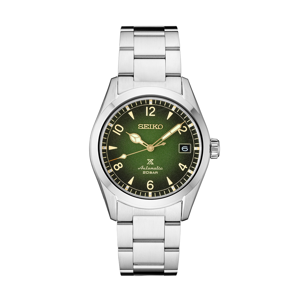 Seiko Prospex 38mm Watch, Gradated Green Dial