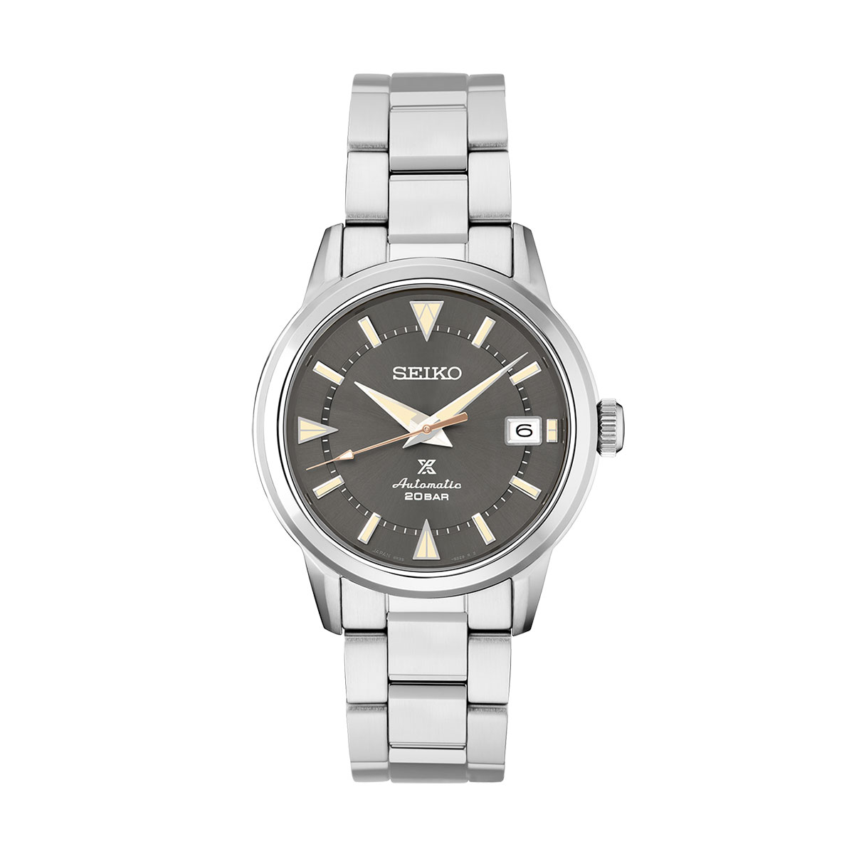 Seiko Prospex 38mm Watch, Light Black Dial