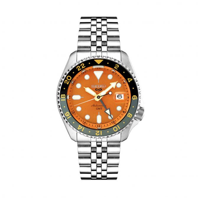 Seiko SKX Street Style 42.5 mm Watch in Orange Dial