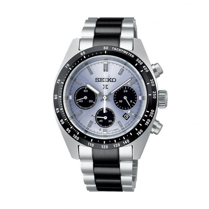 Seiko Prospex Speedtimer Watch, Limited Edition Light Blue and Black | | Borsheims
