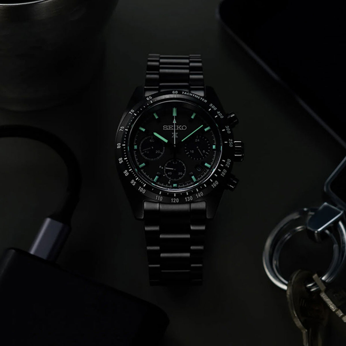 Seiko X Prospex 39mm Men's Watch, Black Dial