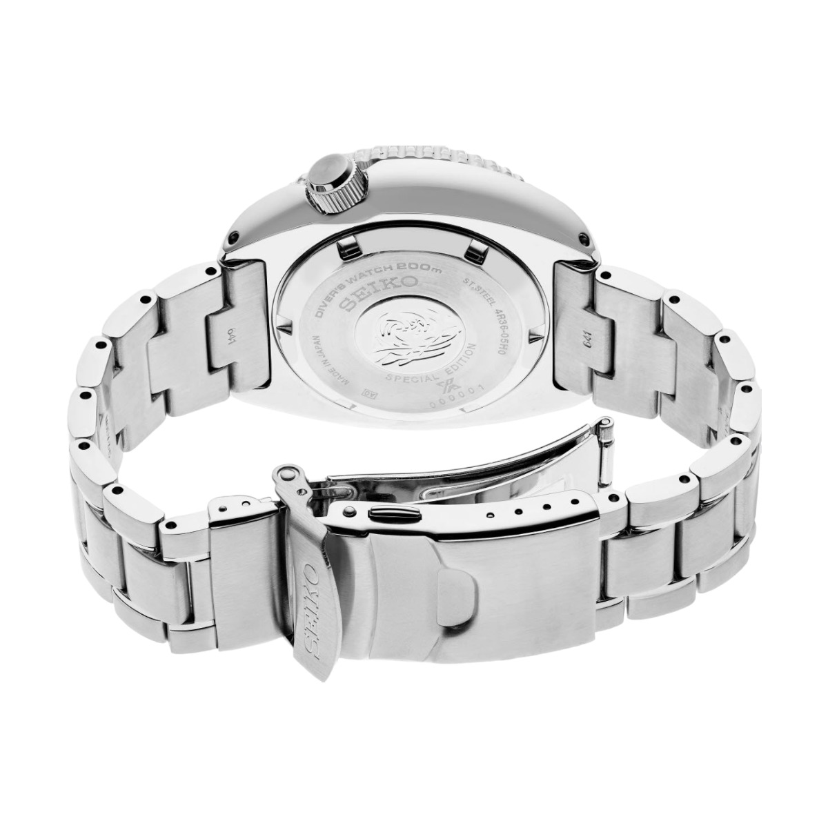 Seiko X Prospex 45mm Men's Watch, Black Dial