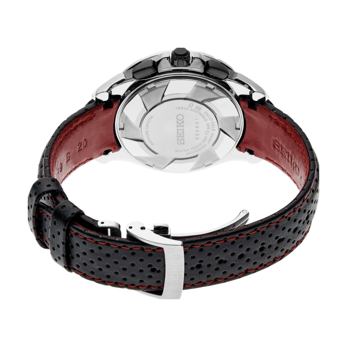 Seiko Coutura 42mm Men's Watch, Red Dial