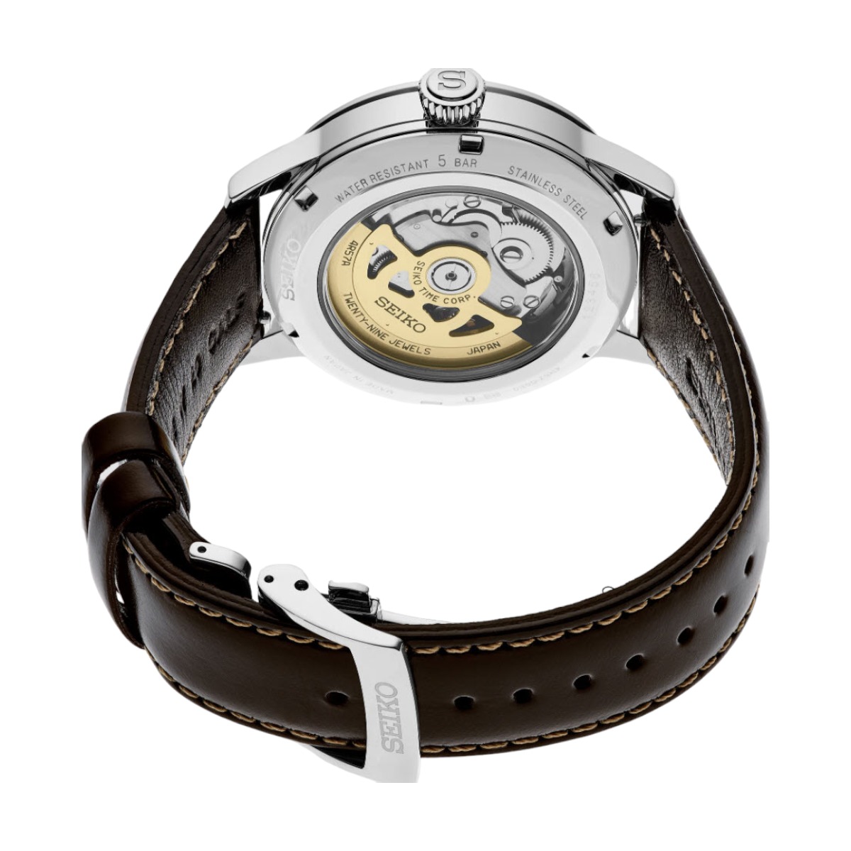 Seiko Presage 40.5mm Men's Watch, Green Dial