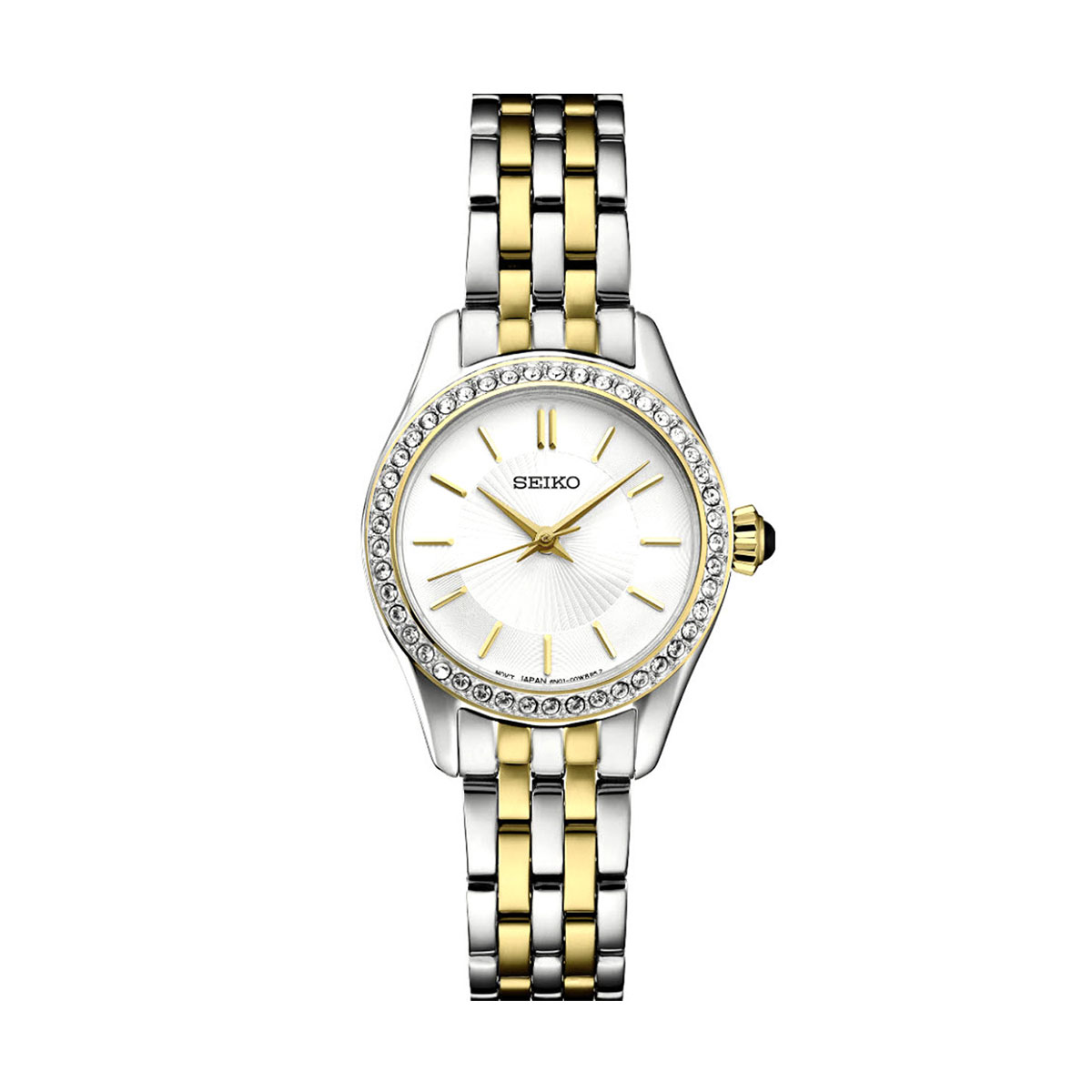 Seiko Essentials 26mm Women's Watch, White Dial