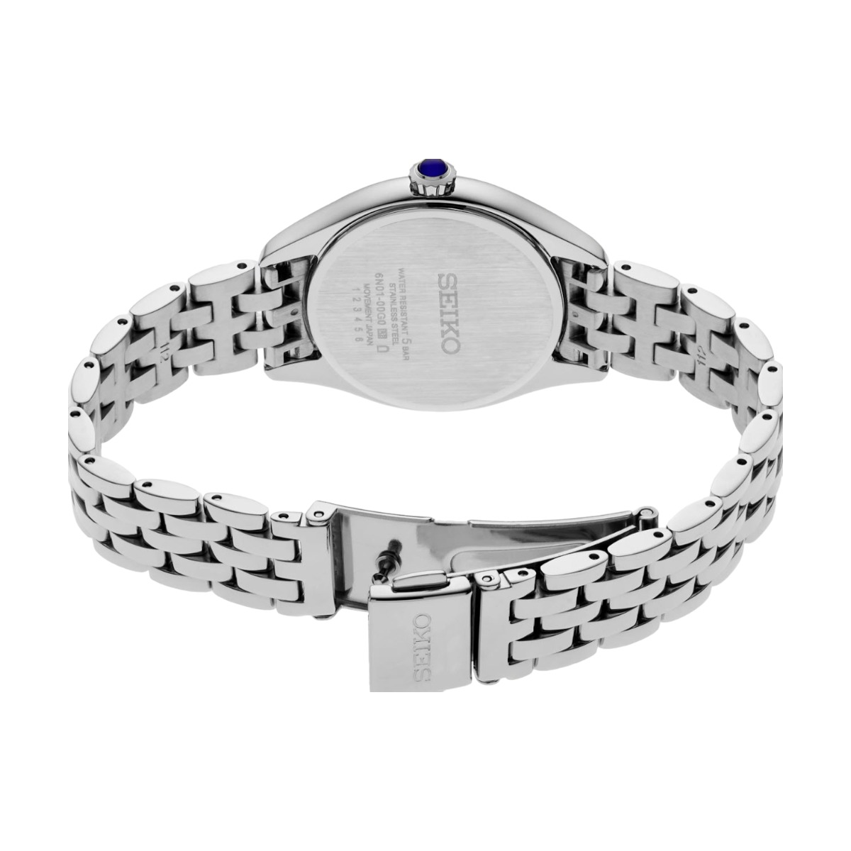 Seiko Essentials 29mm Women's Watch, White Dial