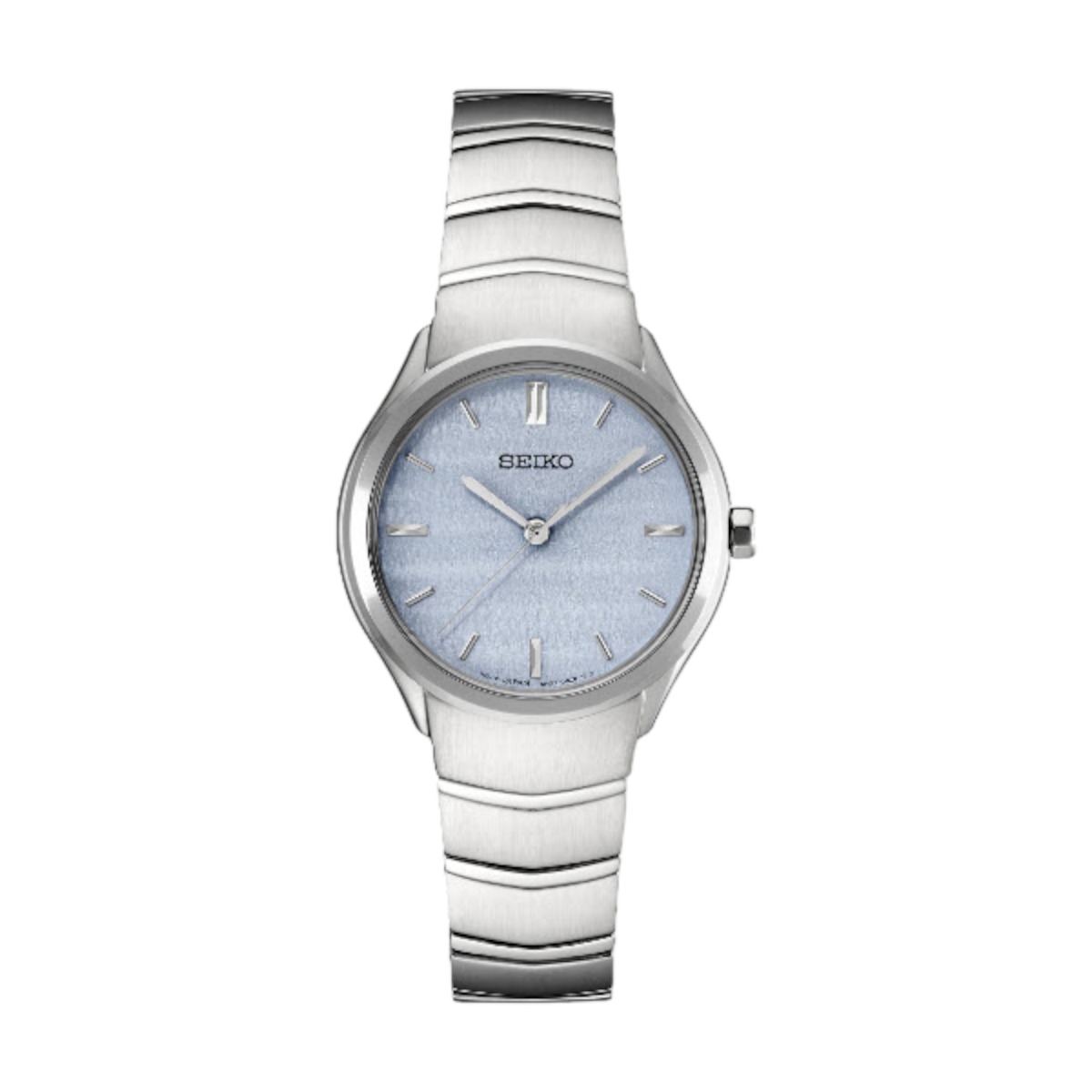 Seiko Essentials 30mm Women's Watch, Light Blue Dial