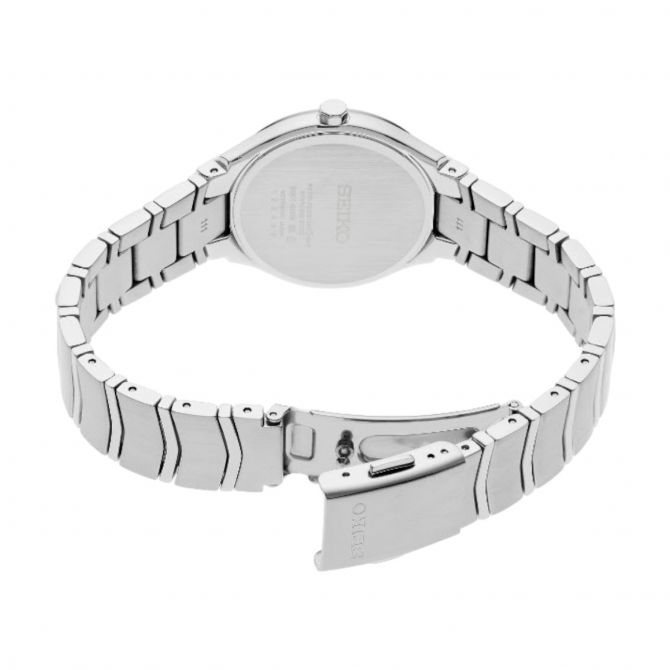 Seiko Essentials 30mm Women's Watch, Light Blue Dial