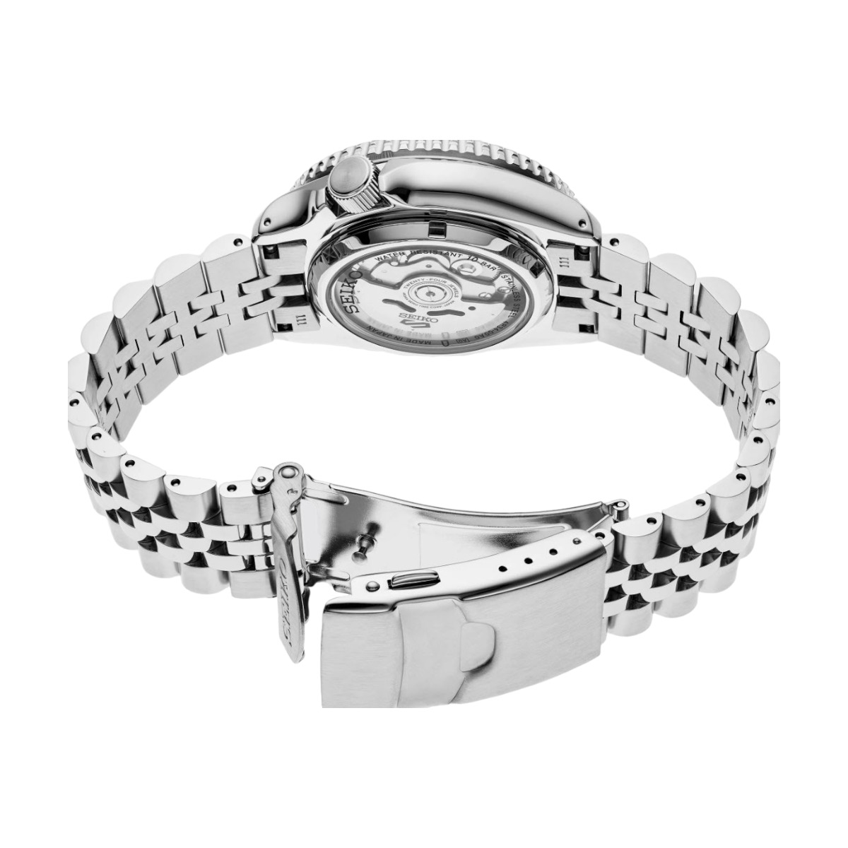 Seiko 5 Sports SKX GMT 42.5mm Men's Watch, Yellow Dial