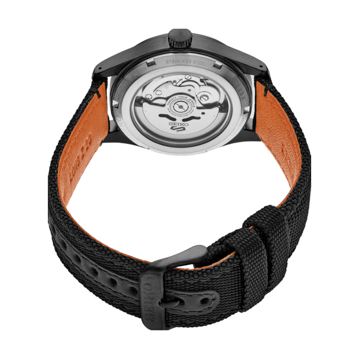 Seiko 5 Sports 39.4mm Men's Watch, Black Dial