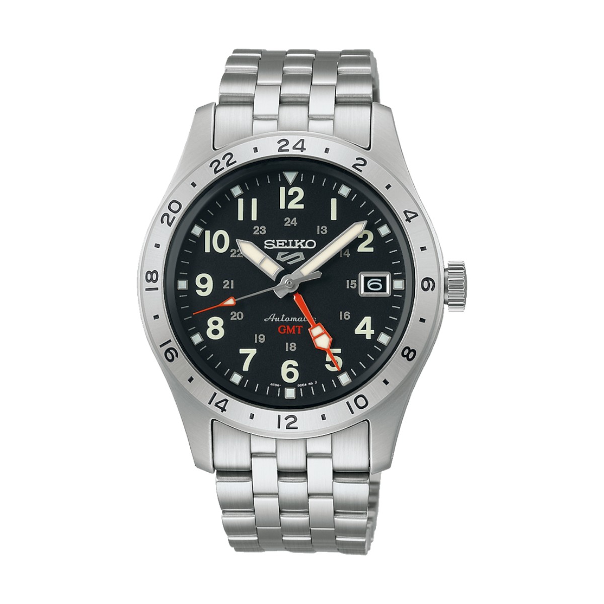 Seiko GMT 5 Sports Field Series 39.4mm Men s Watch Black Dial SSK023 Borsheims