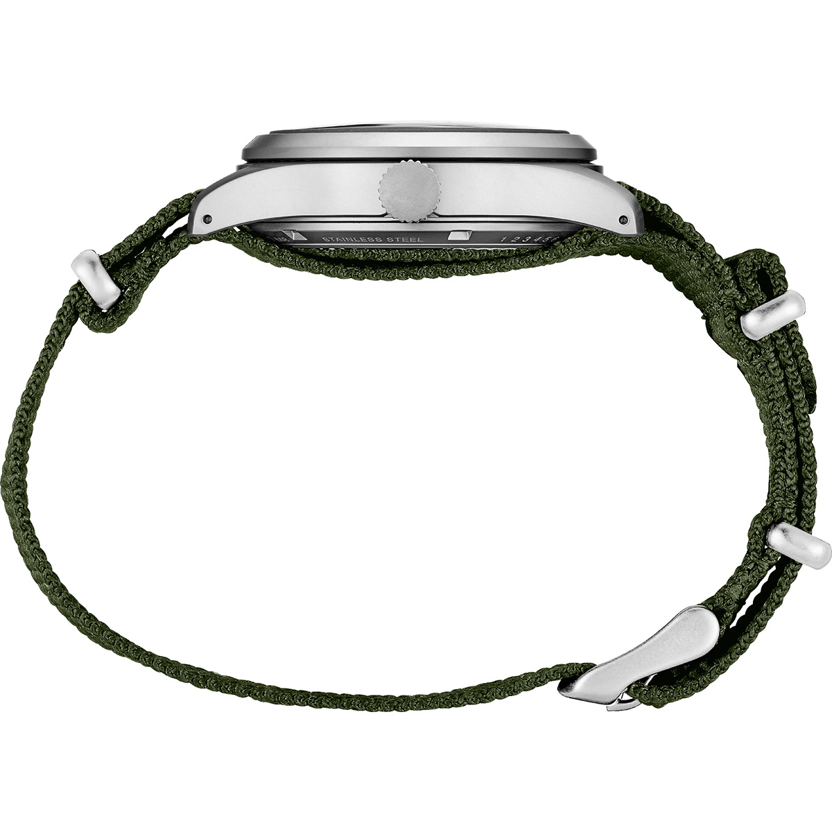 Seiko 5 Sports Field 39.4 mm Green Strap Watch