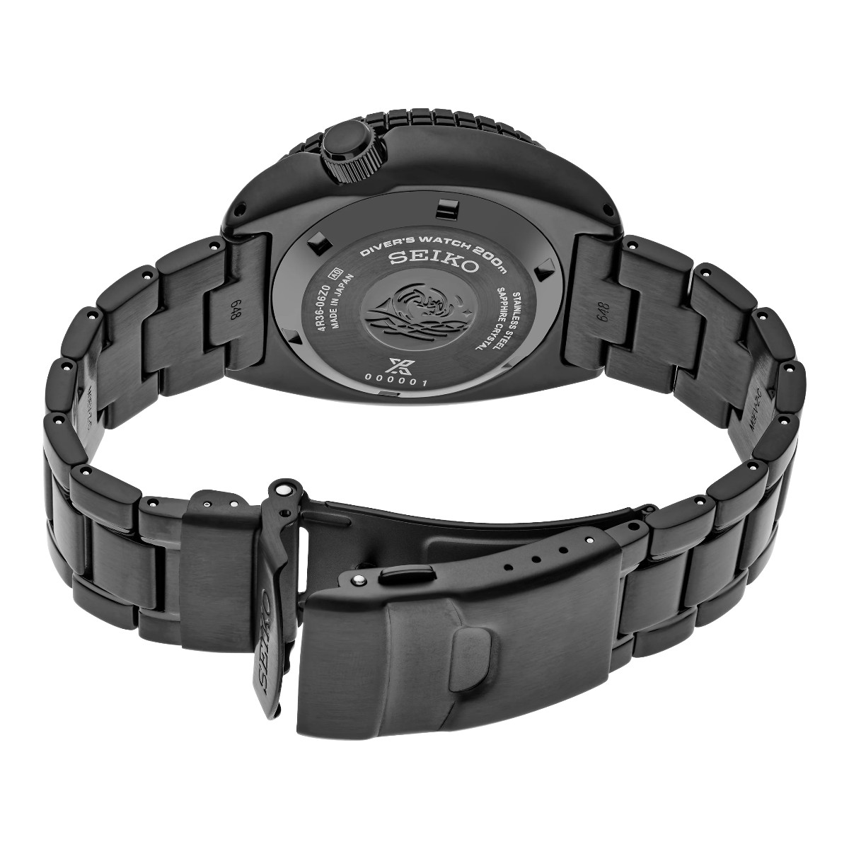 Seiko Prospex Sea 45mm Men's Watch, Black Dial