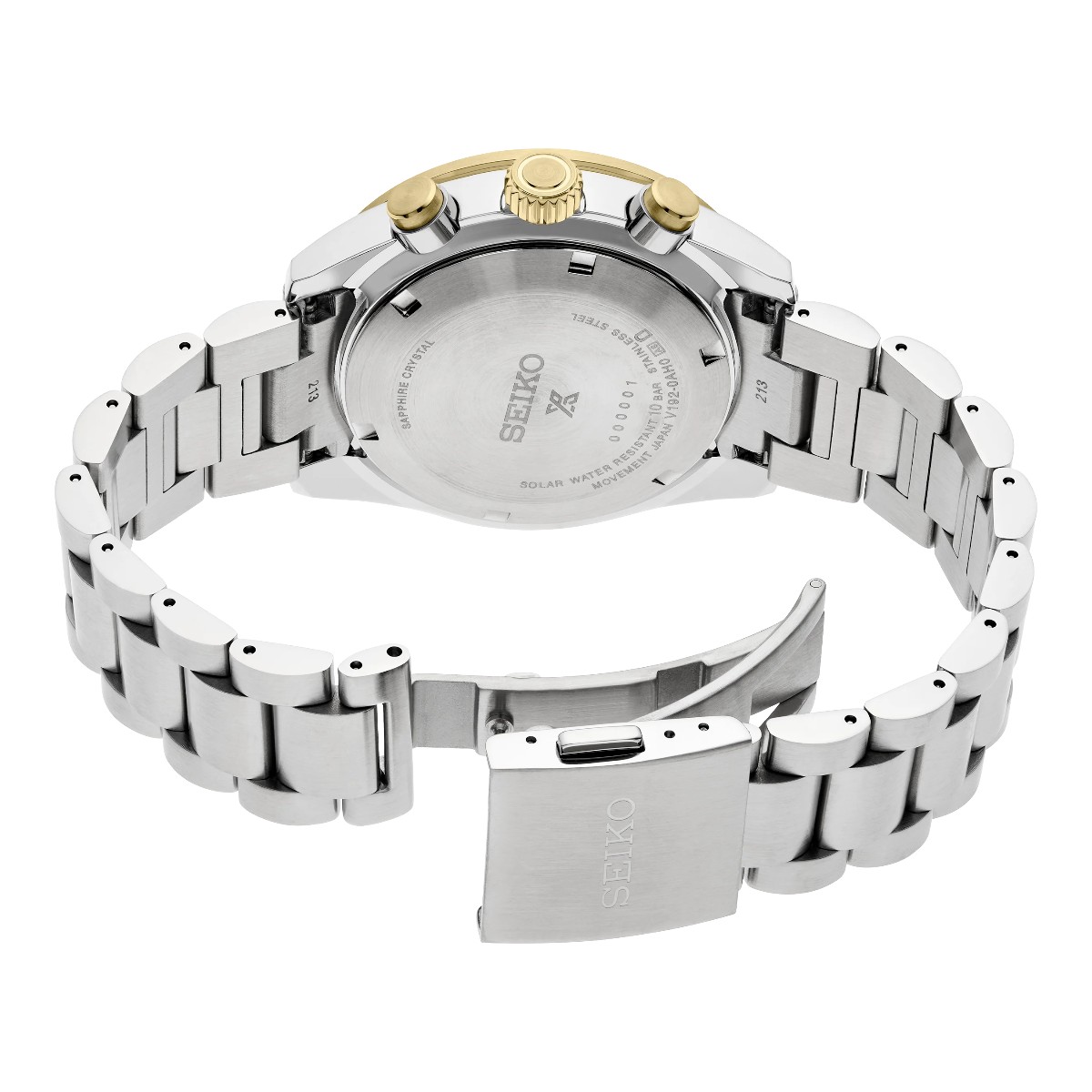 Seiko Prospex Speedtimer 41.4mm Men's Watch, Black Dial