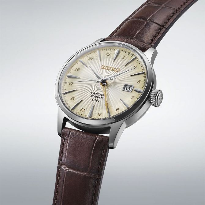 Seiko presage gmt deals