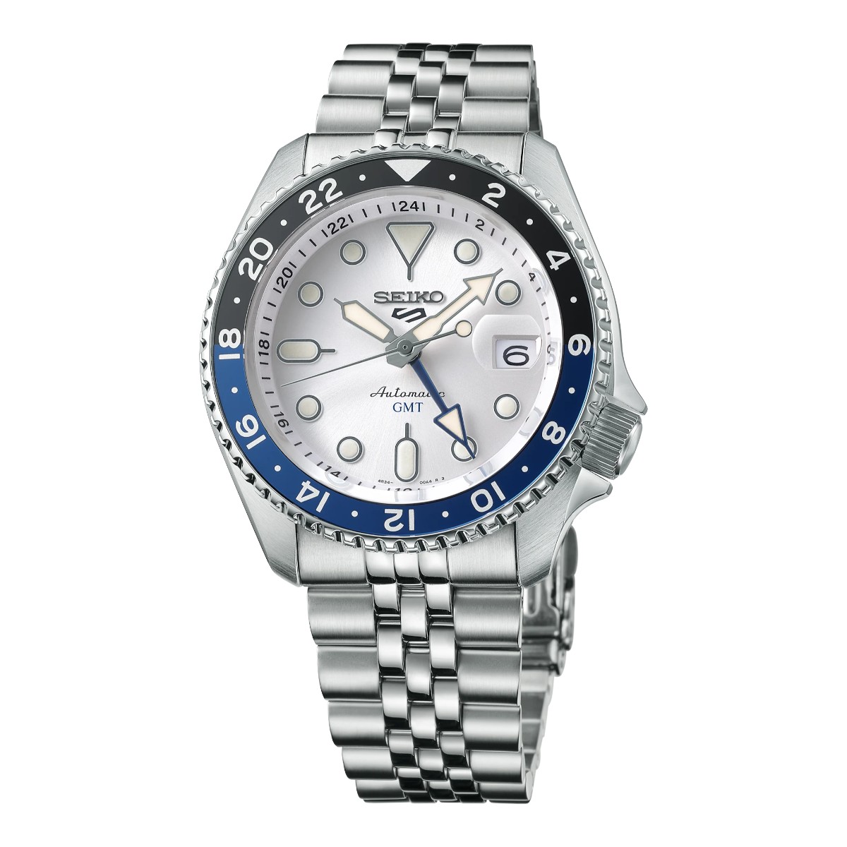 Seiko 5 Sports SKX Series 42.5mm Men's Watch, White Dial