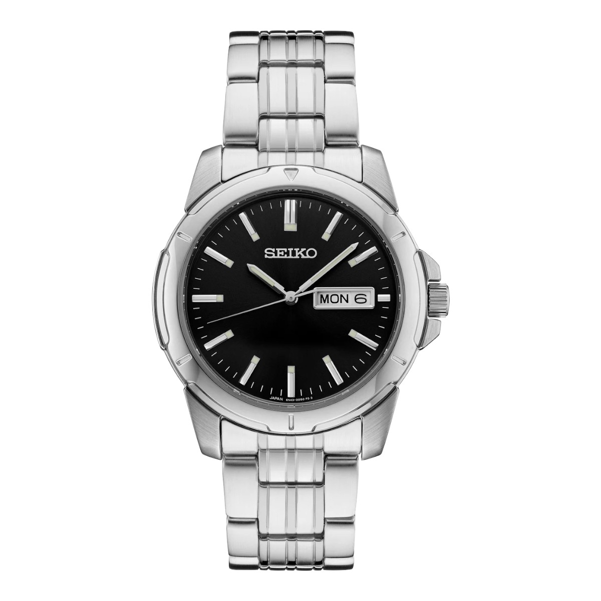 Seiko Essentials 39.6mm Men's Watch, Black