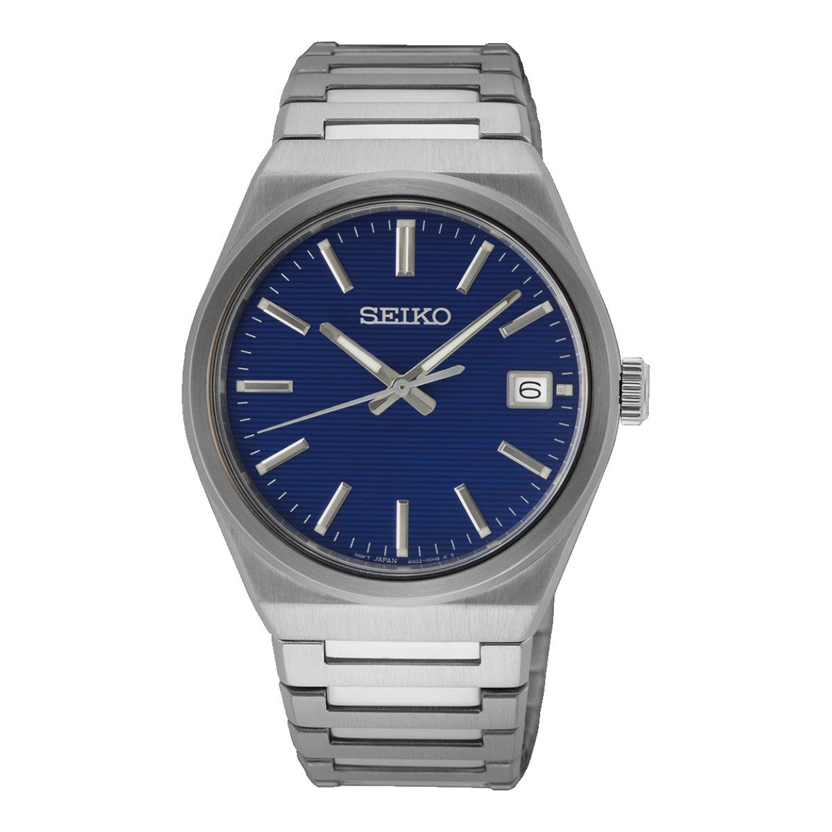 Seiko Essentials 38.9mm Men's Watch, Blue Dial