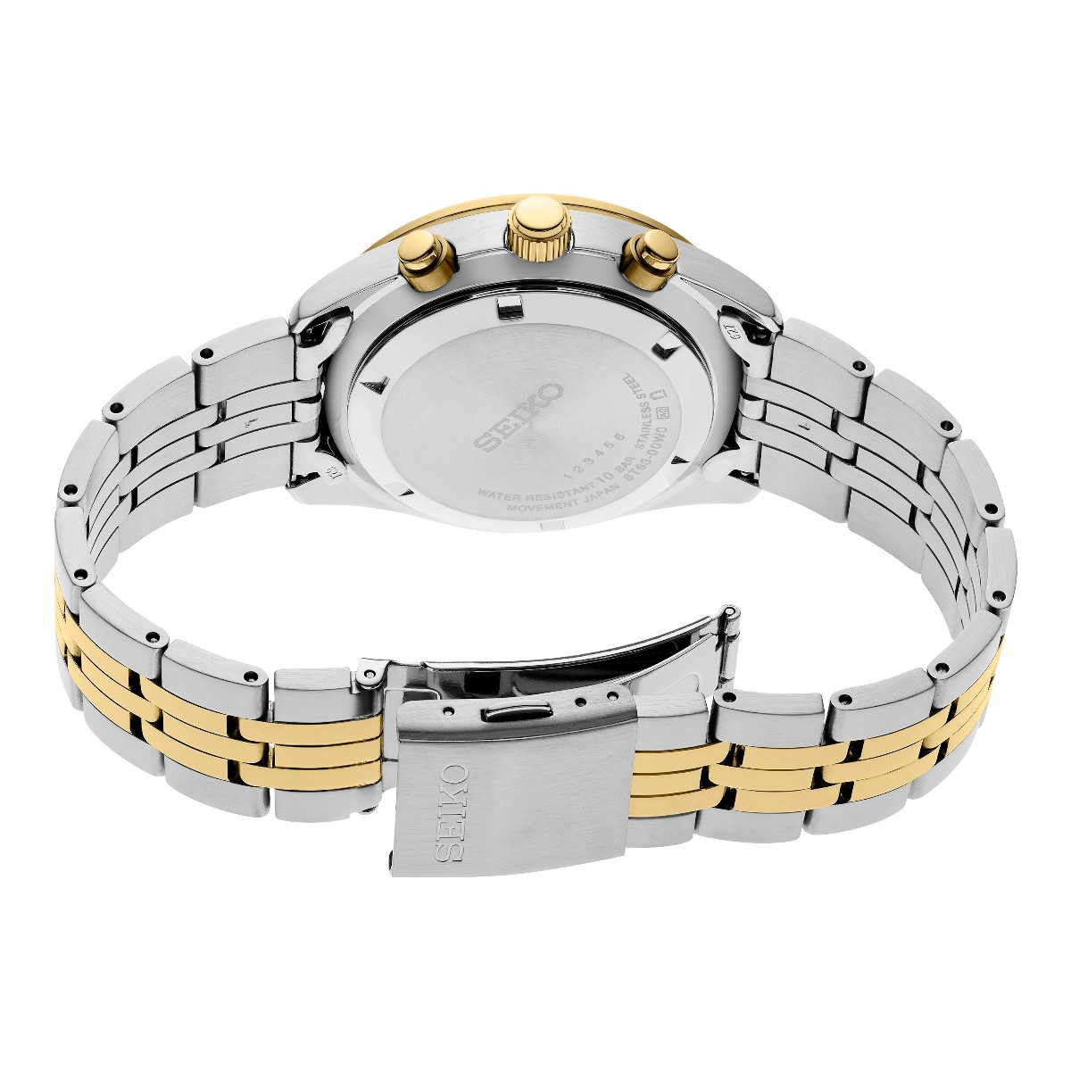 Seiko Essentials Chronograph 41.5m Men's Watch, Black Dial