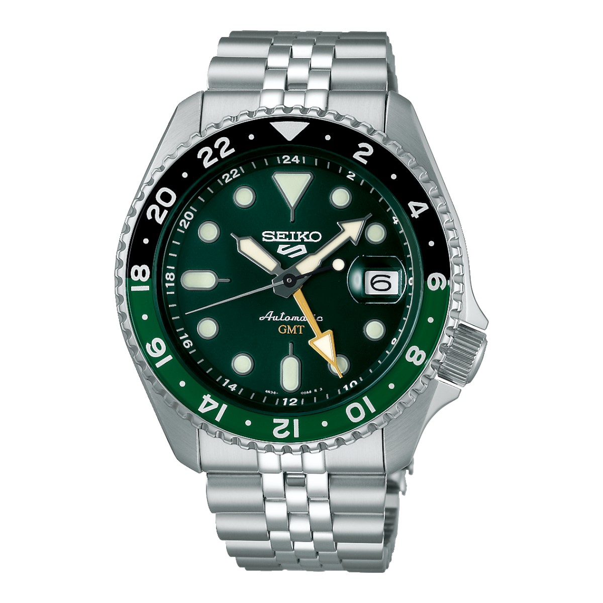 Seiko 5 Sport SRX Automatic 42.5mm Men's Watch, Green Dial