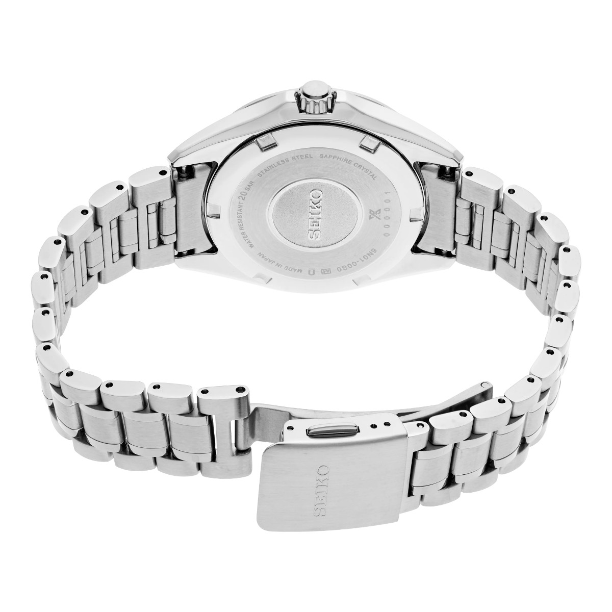 Seiko X Prospex 34mm Women's Watch, Silver and Mother of Pearl Dial