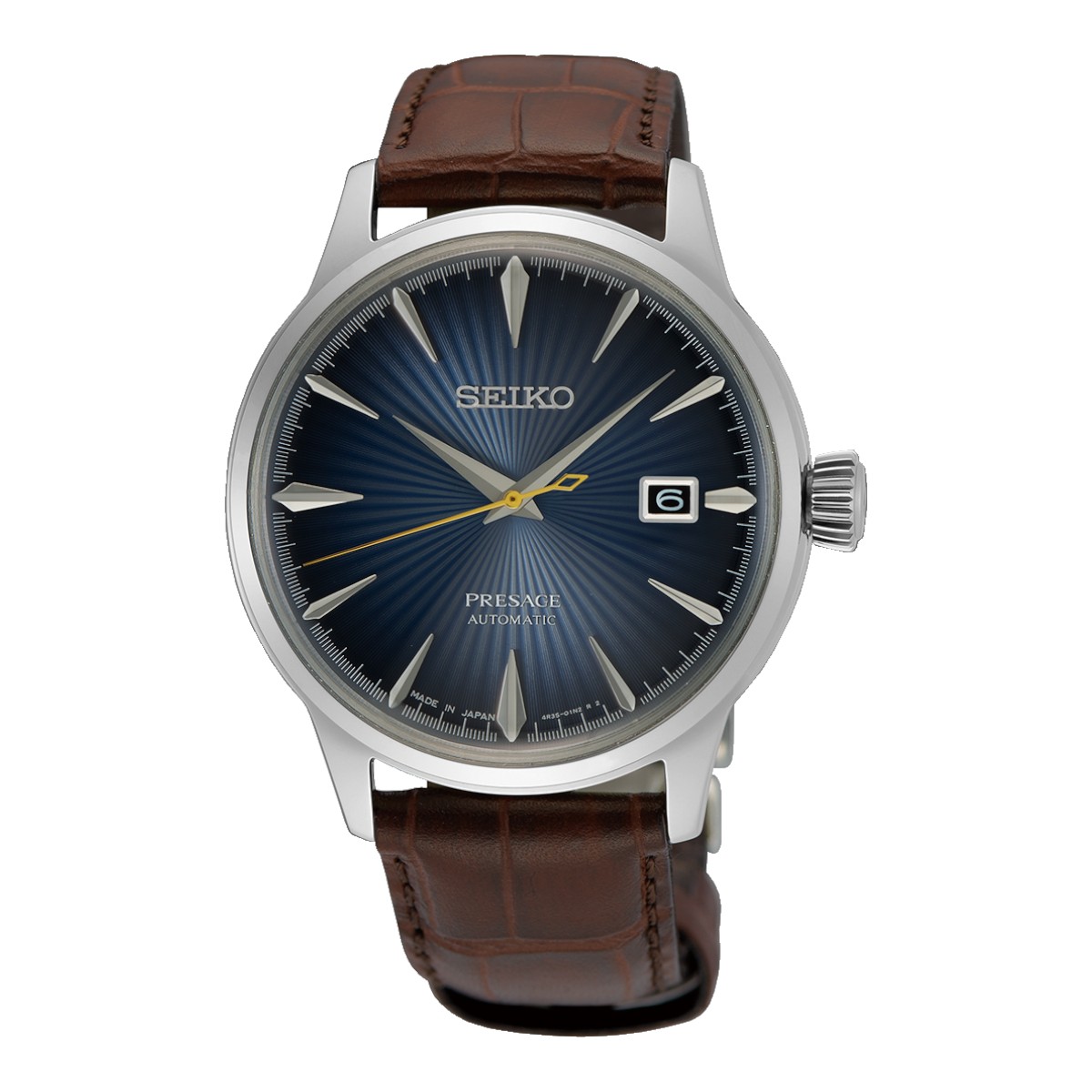 Seiko Presage Cocktail Time 40.5mm Men's Watch, Blue Dial