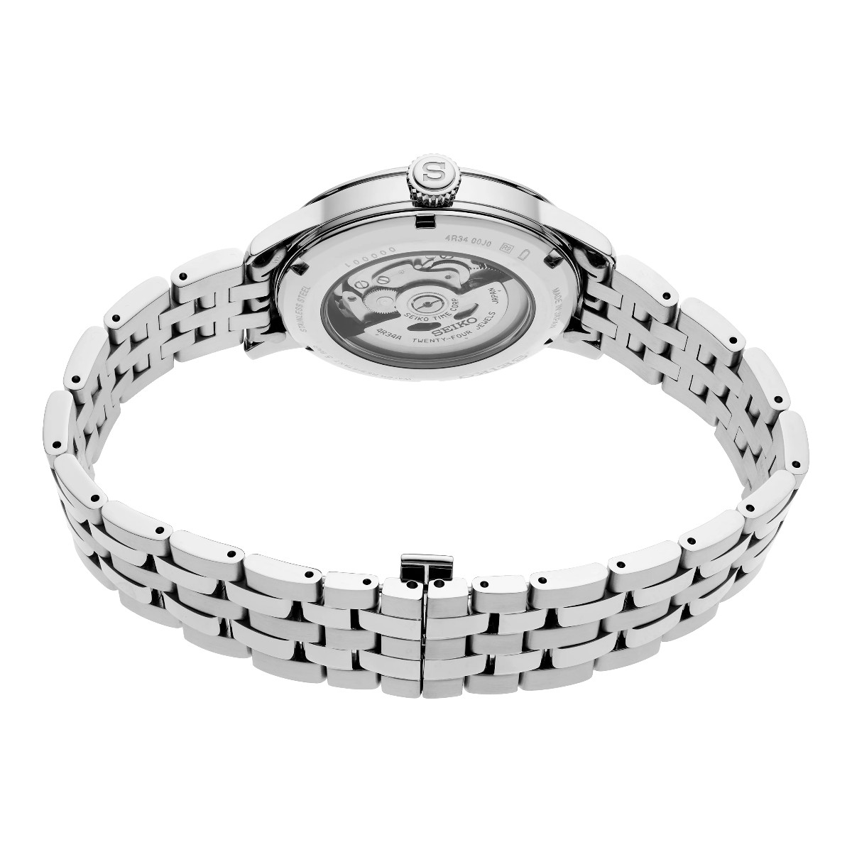 Seiko Presage Cocktail Time 40.5mm Men's Watch, Light Blue Sunray Dial