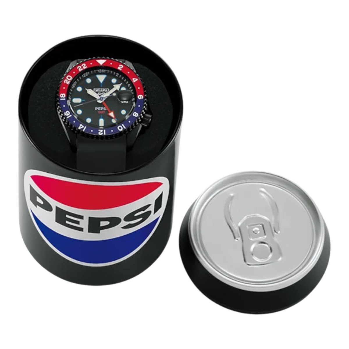 Seiko 5 Sports x Pepsi Automatic 42.5mm Men's Watch, Limited Edition