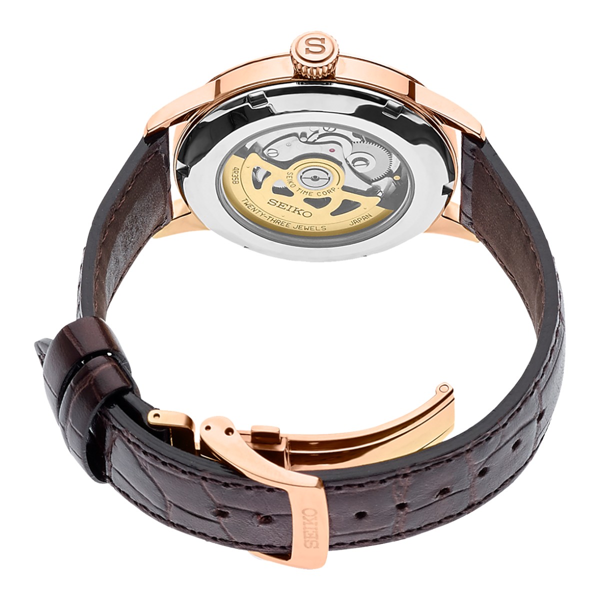 Seiko Presage Cocktail Time 40.5mm Men's Watch, Brown Dial