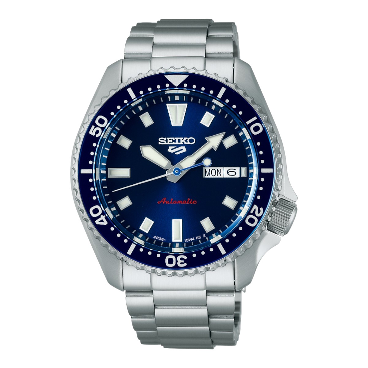 Seiko 5 Sports SKX Series 42.5mm Men's Watch, Blue Dial