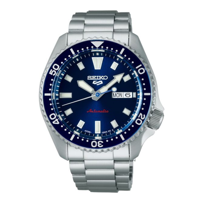 Seiko 5 Sports SKX Series 42.5mm Men's Watch, Blue Dial