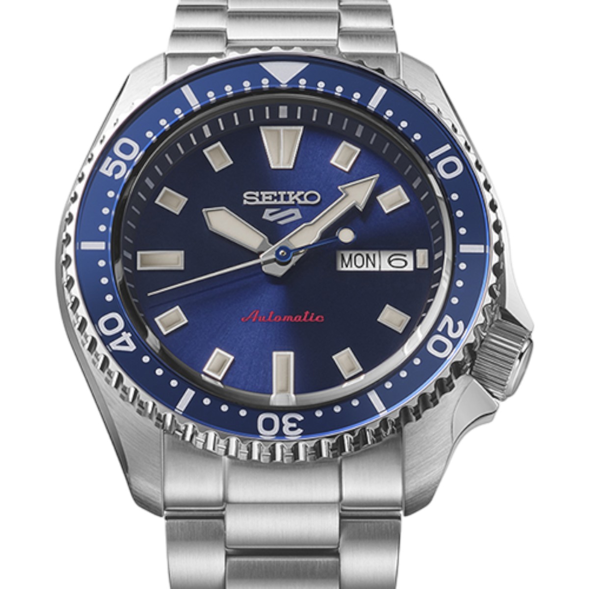 Seiko 5 Sports SKX Series 42.5mm Men's Watch, Blue Dial