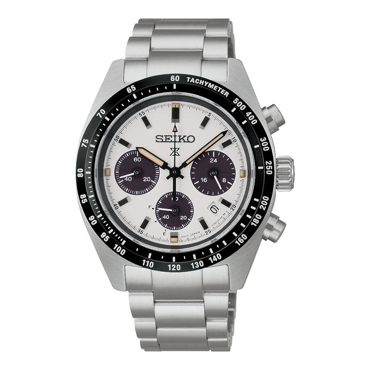 Seiko Prospex Speedtimer 39mm Men's Watch, White Dial