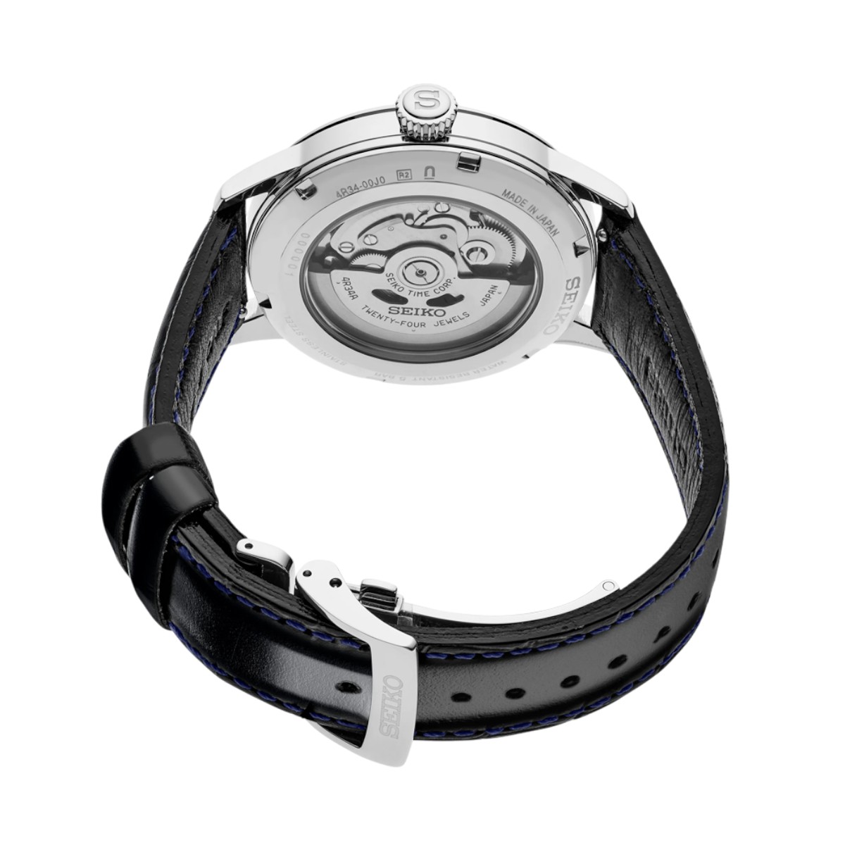 Seiko Presage Cocktail Time GMT 40.5mm Men's Watch, Silver Dial