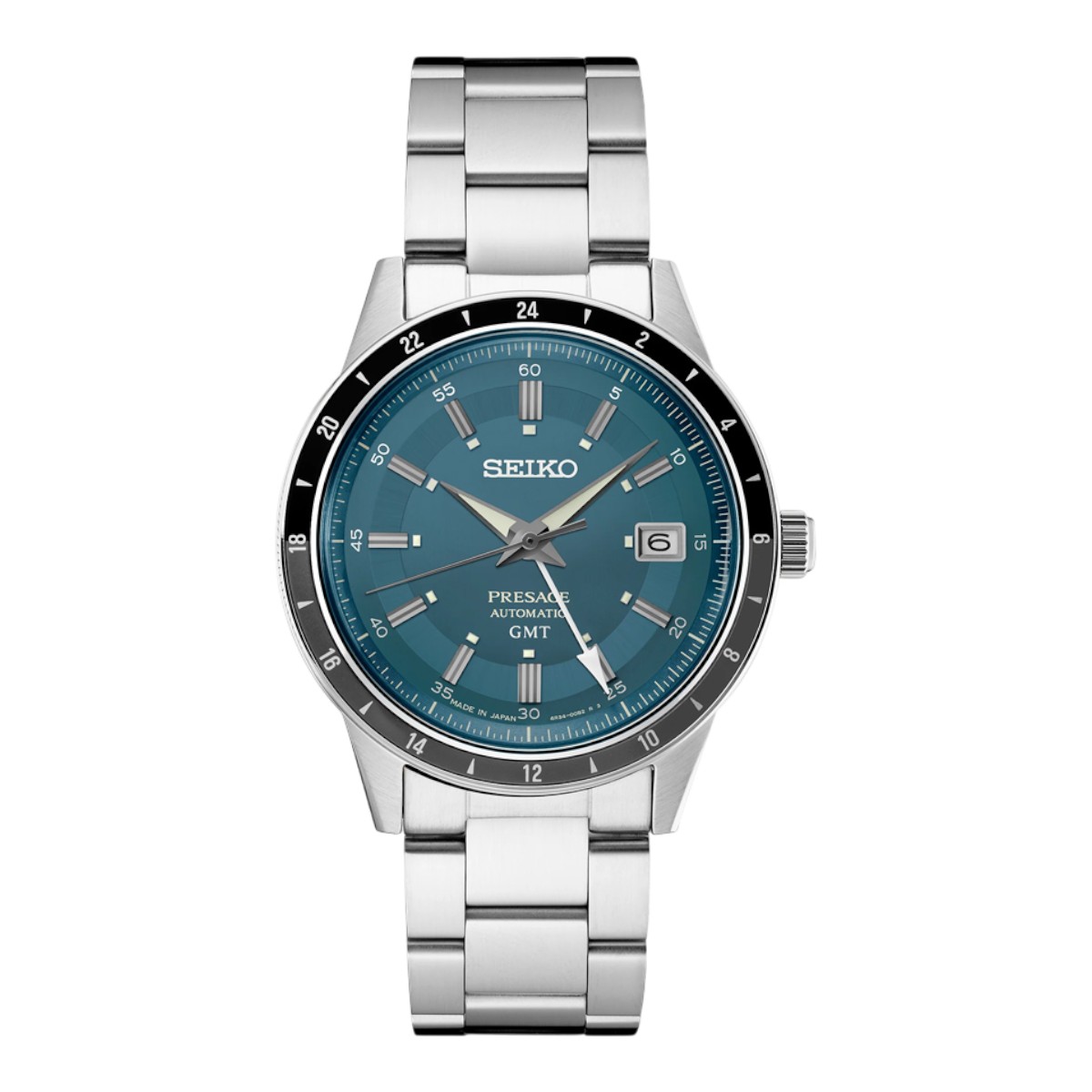 Seiko Presage Style60 40.8mm Men's Watch, Blue Grey Dial
